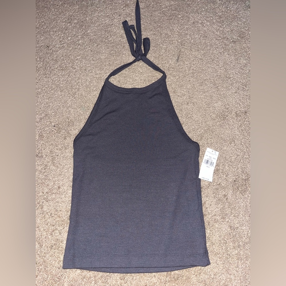 American Eagle Grey Halter Top